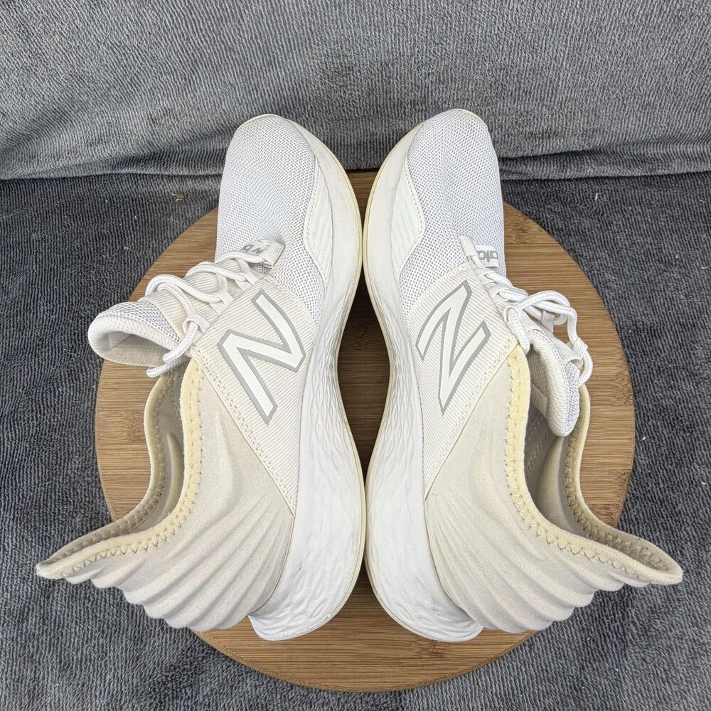 New Balance Women's White and Cream Athletic Running Shoes - Picture 7 of 12